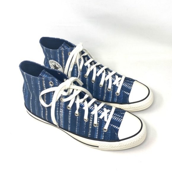 💖MEGA SALE💖Converse Chuck Taylor All Star Summer Stripes Men’s Blue  171898C - Picture 4 of 8